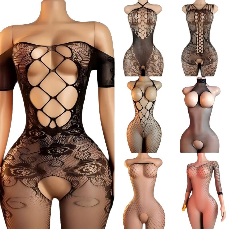 Bodystocking Fishnet - Erotic Lingerie Set For Women Lace