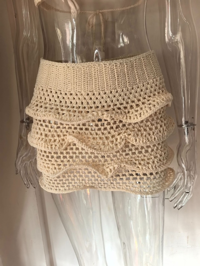 Women Hand Crochet Knitted Ruf - огляд і ціна Cami Top Lace