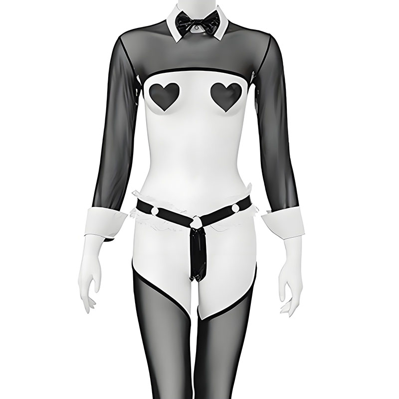 Anime Bunny Maid Uniform Mesh  - огляд і ціна Garter Belt Set