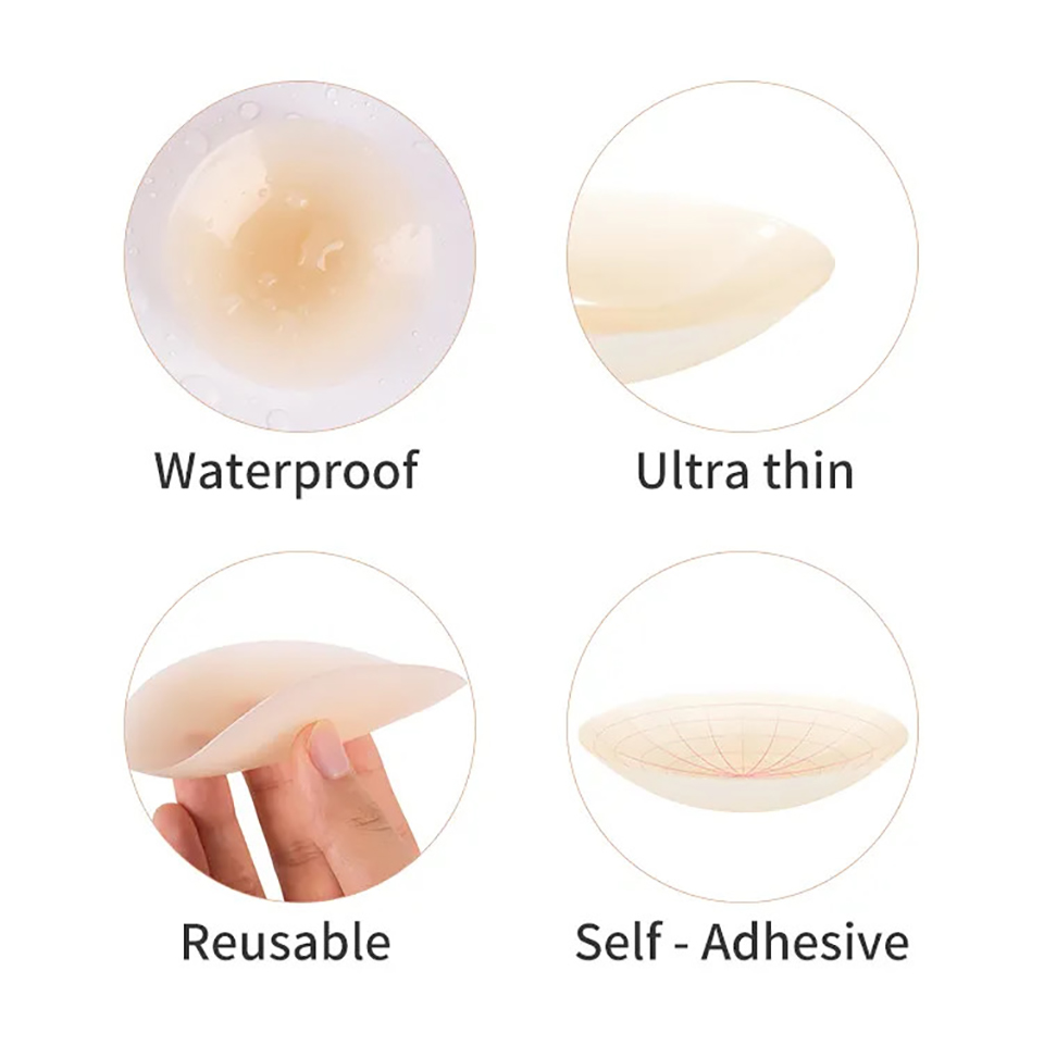 Reusable Silicone Adhesive Nip - огляд і ціна Silicone Bra Adhesive