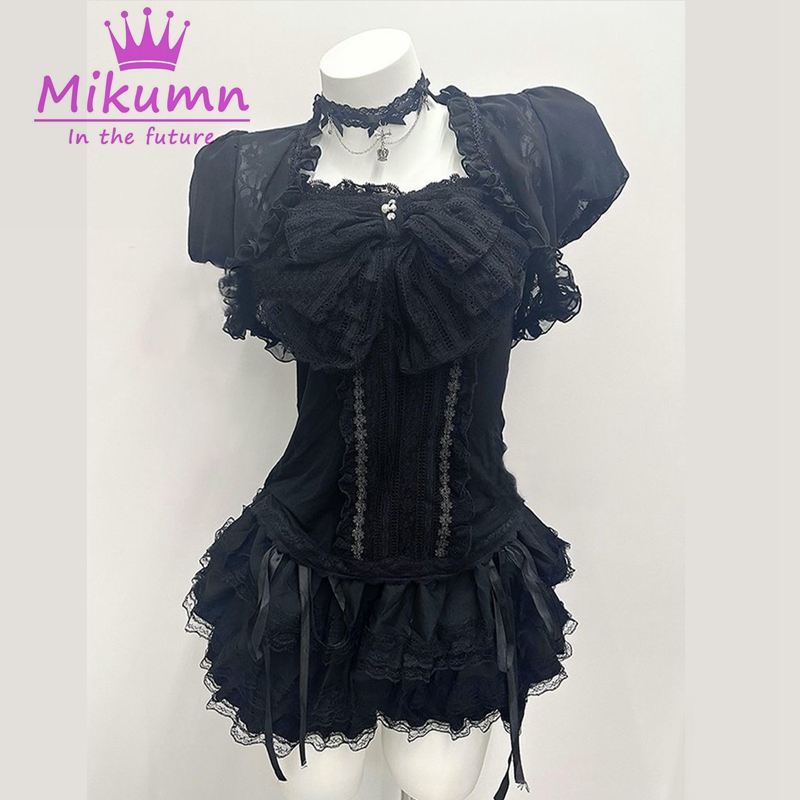 Mikumn Gothic Lolita Black Lac - огляд і ціна Cami Top Lace