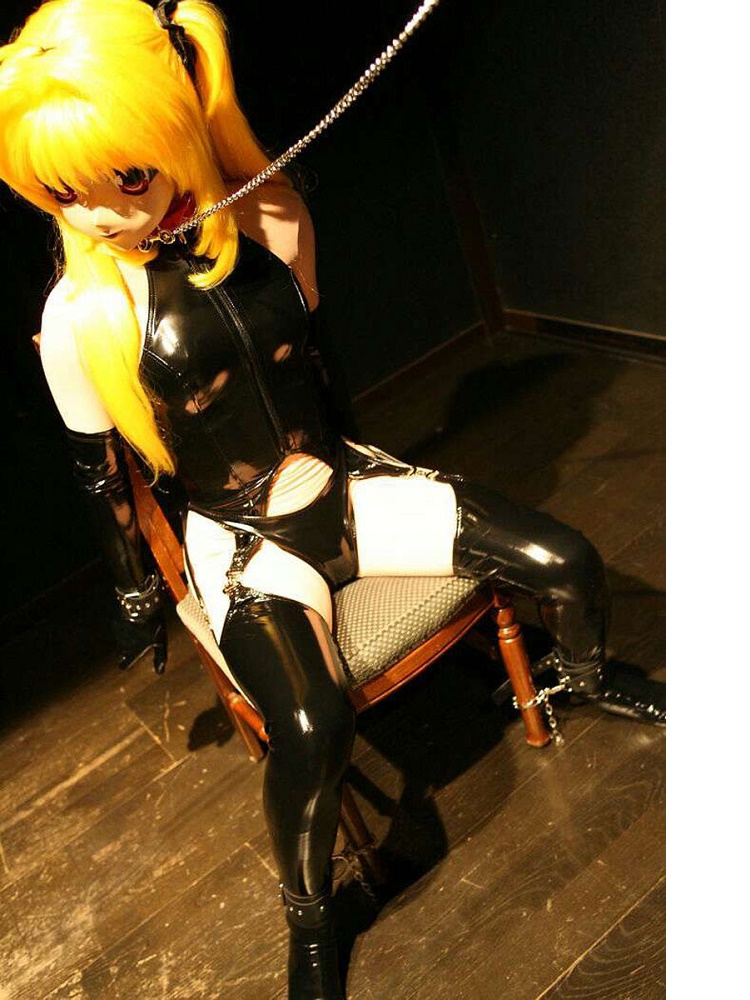 4PCS/SET Wet Look PVC Catsuit  - огляд і ціна Garter Belt Set